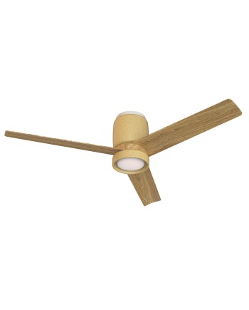 CERAMICA M * PLAFÓN / VENTILADOR  - CERÁMICA BEIGE + MADERA